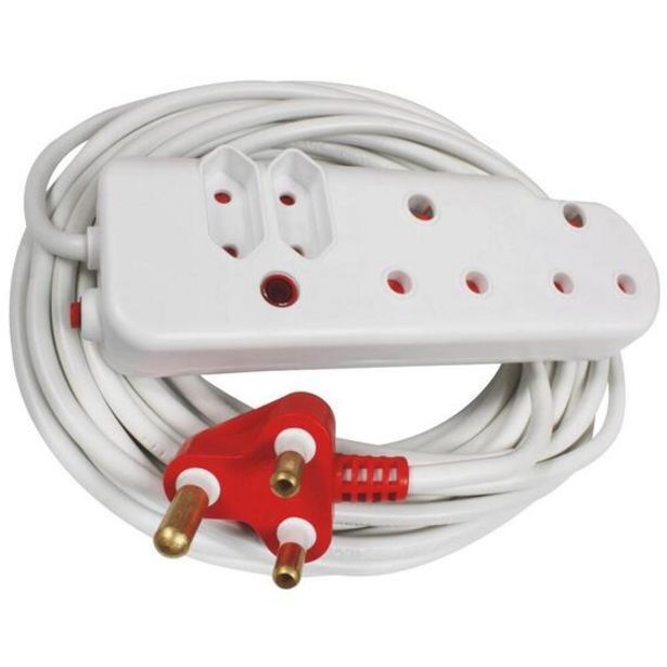 Ellies 3m double janus surge extension cord fb fbe2x3ws offer at Game