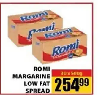 Jumbo Romi Margarine Low Fat Spread 30x500g offer