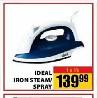 Ideal Iron Steam/Spray 1x1's