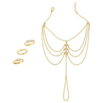 Eve hand jewellery set