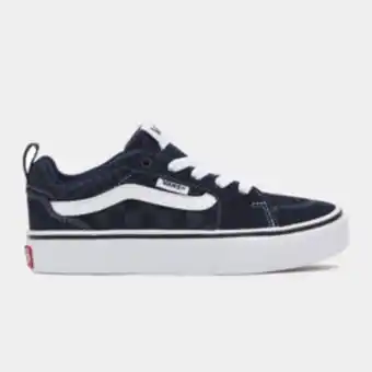 Totalsports Junior grade school vans filmore tonal check navy/blue shoe offer