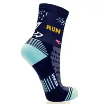 Versus go run navy running sock