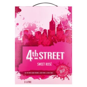 4th street sweet rosé wine box 3l