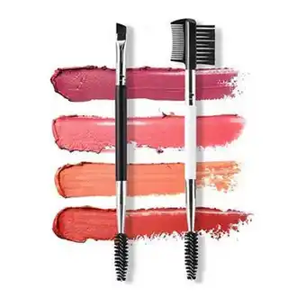 Precision eyebrow brush and comb set
