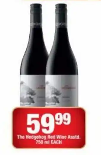 OK Liquor The Hedgehog Red Wine asstd. 750ml offer