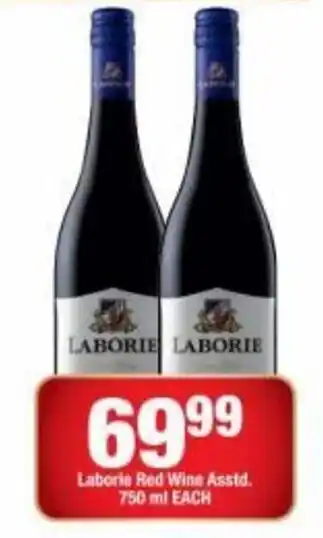 OK Liquor Laborie Red Wine asstd. 750ml offer