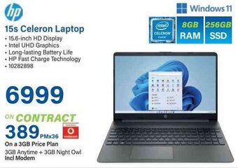 Incredible Connection hp 15s Celeron Laptop offer