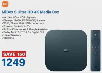 Incredible Connection MI Box S Ultra HD 4K Media Box offer