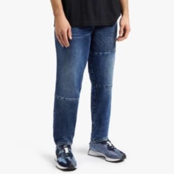 Sportscene Redbat men's medium blue straight leg jeans offer