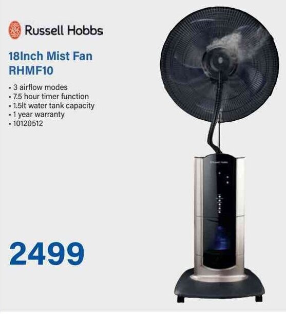 Russell Hobbs 18inch Mist Fan RHMF10 offer at Incredible Connection