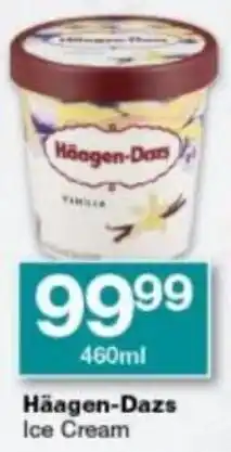 Checkers Häagen-Dazs Ice Cream 460ml offer