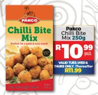 Take 'n Pay Pakco Chilli Bite Mix 250g offer