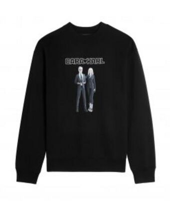 Europa Art Group Cara loves karl avatar sweatshirt – black offer