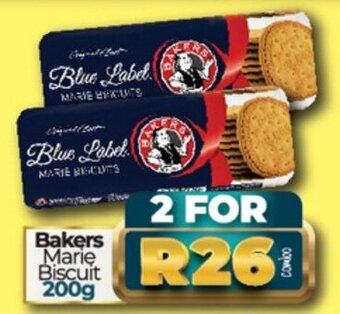 Take 'n Pay Bakers Marie Biscuit 2 x 200g offer