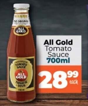Take 'n Pay All Gold Tomato Sauce 700ml offer