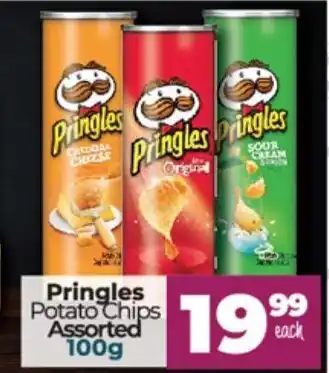 Take 'n Pay Pringles Potato Chips assorted 100g offer