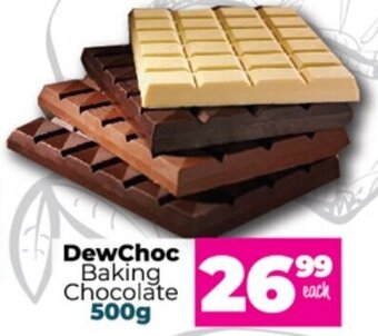 Take 'n Pay DewChoc Baking Chocolate 500g offer