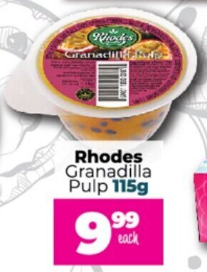 Take 'n Pay Rhodes Granadilla Pulp 115g offer