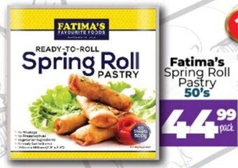 Take 'n Pay Fatima's Spring Roll Pastry 50's offer