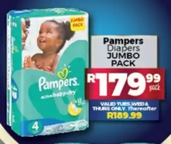 Take 'n Pay Pampers Diapers Jumbo Pack offer