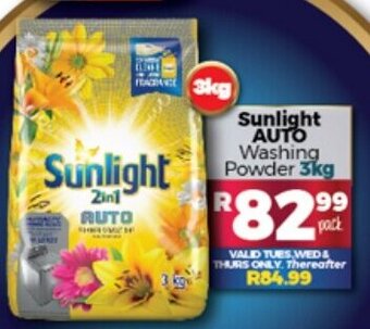 Take 'n Pay Sunlight Auto Washing Powder 3kg offer