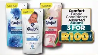Take 'n Pay Comfort Fabric Conditioner assorted 3 x 800ml offer