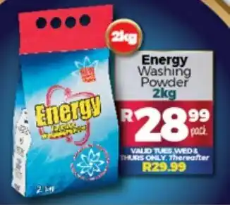 Take 'n Pay Energy Washing Powder 2kg offer