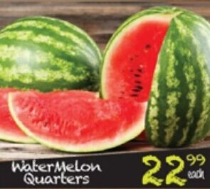 Watermelon Quarters