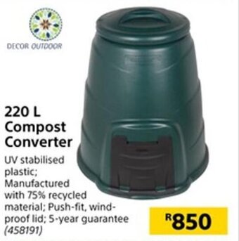 Builders Warehouse Decor Outdoor 220L Compost Converter offer