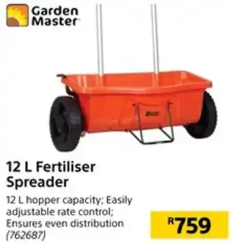 Builders Warehouse Garden Master 12L Fertiliser Spreader offer