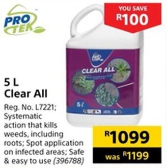 Pro Tek 5L Clear All