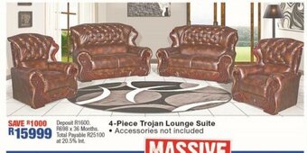 4-Piece Trojan Lounge Suite