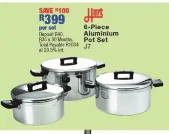 OK Furniture Hart - 6-Piece Aluminum Pot Set offer