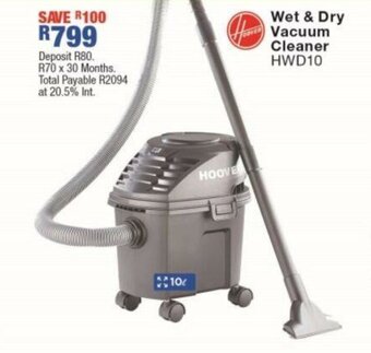 OK Furniture Hoover - Wet & Dry Vacuum Cleaner - HWD10 offer