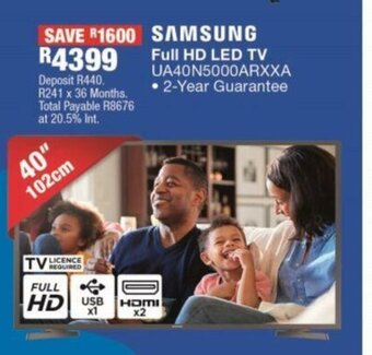OK Furniture Samsung - Full HD LED TV - UA40N5000ARXXA offer