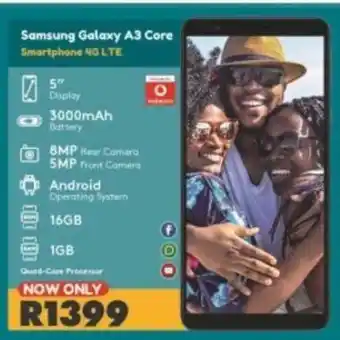 OK Furniture Samsung - Galaxy A3 Core Smartphone 4G LTE offer