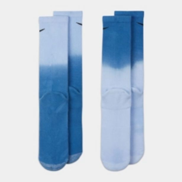 Nike unisex everyday plus multicolour crew socks offer at Sportscene