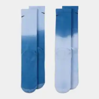 Sportscene Nike unisex everyday plus multicolour crew socks offer