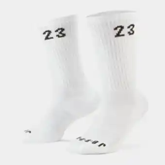 Sportscene Jordan 3-pack essentials black crew socks offer