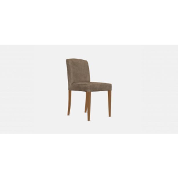 Samuel dining chair in leather (natural leg) offer at Coricraft