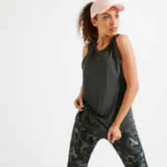 Straight-cut fitness tank top