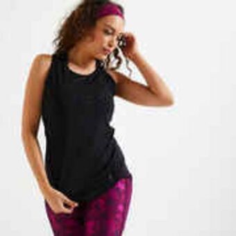 Decathlon Long fitness tank top offer
