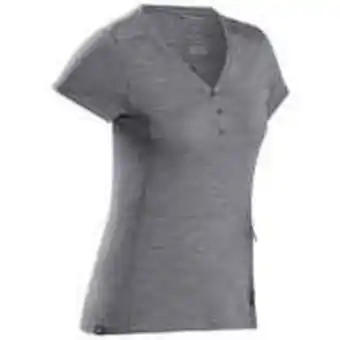 Decathlon Women's trekking merino wool t-shirt - travel 500 grey offer