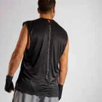 Boxing tank top 500 - black