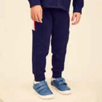 Kids' breathable adjustable bottoms 500 - navy blue