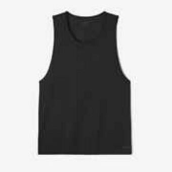 Decathlon Men's running breathable tank top dry - black offer