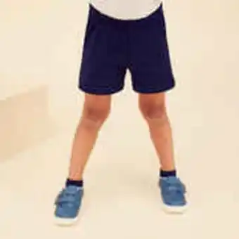 Decathlon Kids' basic shorts - navy blue offer