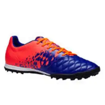Decathlon Adult firm pitch football boots agility 500 tf - blue/orange offer