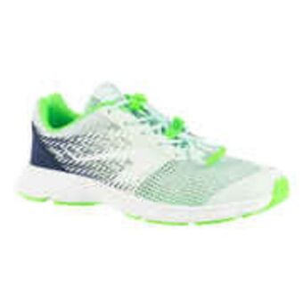 Decathlon Kids' running and athletics shoes at breath - light green and navy blue offer
