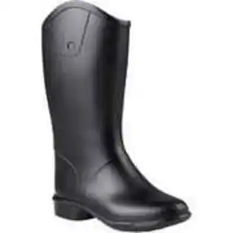 Decathlon 100 baby horse riding boots - black offer